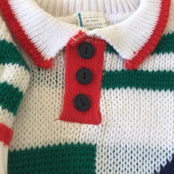 New-colorful toddler matching hat and sweater set - Picture 12 of 16